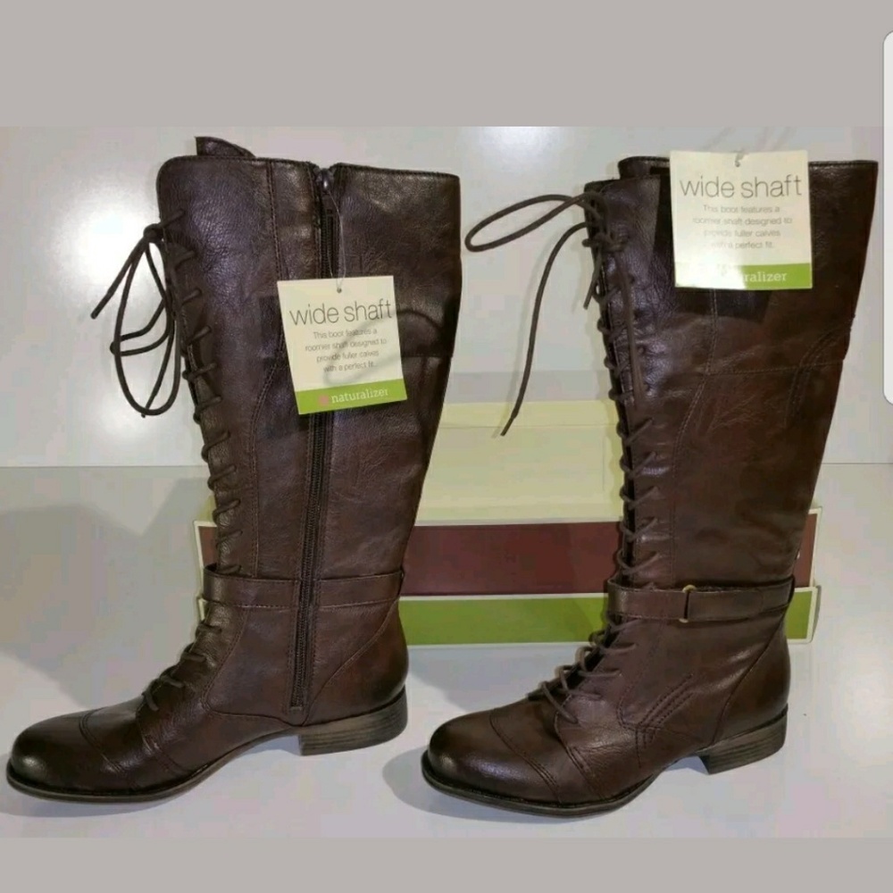 Naturalizer 5.5 wide shaft boots